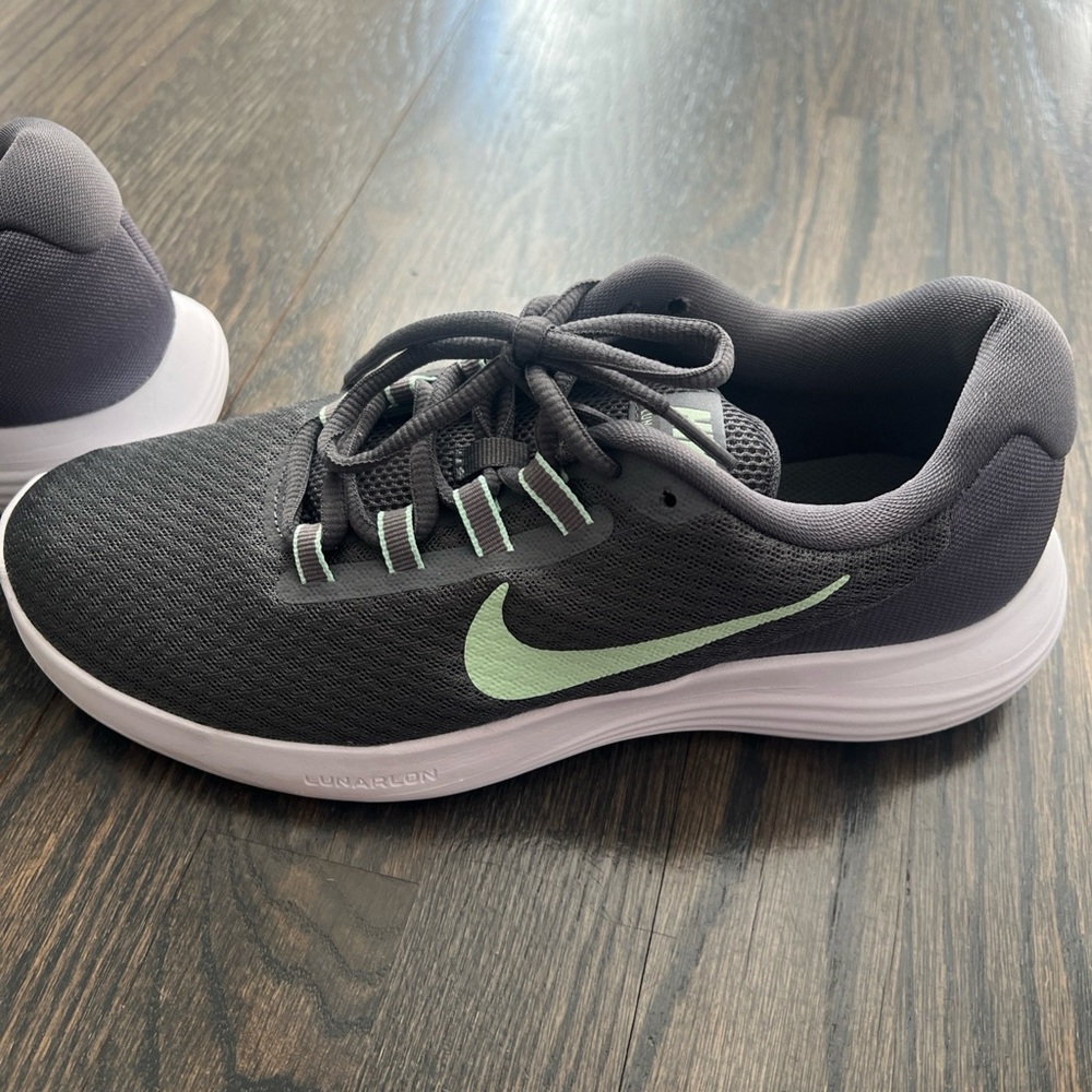 Nike Gray and Mint Athletic Shoes